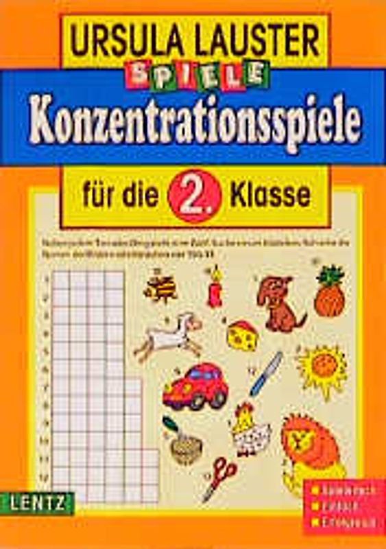 Konzentrationsspiele für die 2. Klasse