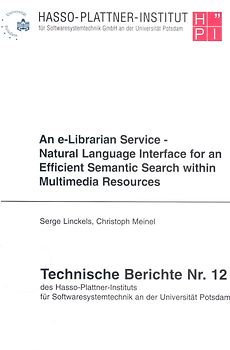 An e-librarian service - natural language interface for an efficient semantic search within multimedia resources