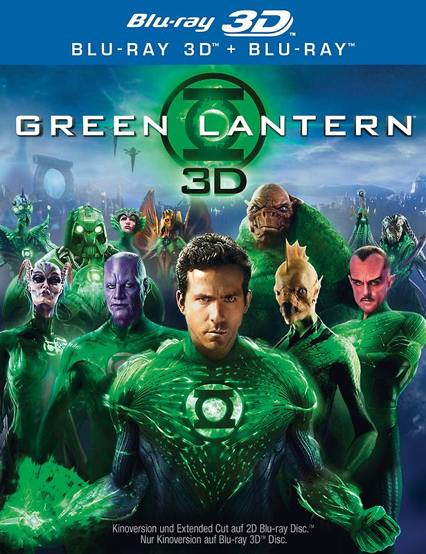 Green Lantern [2D + 3D-Version] 3D Blu-ray Disc