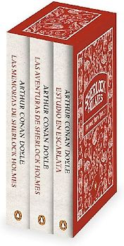Sherlock Holmes : Estudio en escarlata ; Las aventuras de Sherlock Holmes ; Las memorias de Sherlock Homes