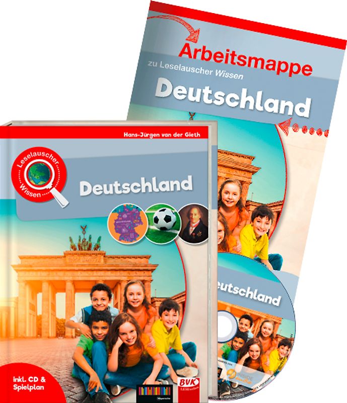 Set: Leselauscher Wissen: Deutschland (inkl. CD)