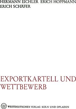 Exportkartell und Wettbewerb