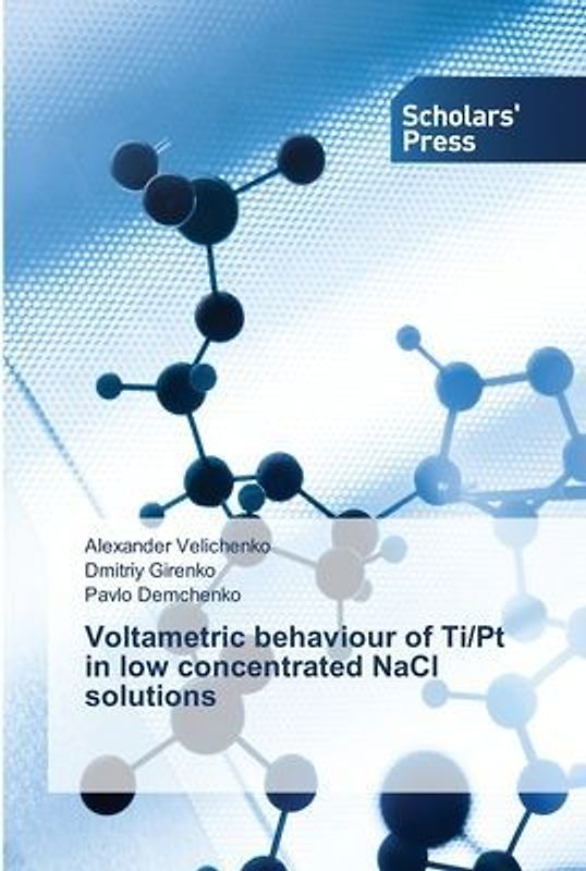 Voltametric behaviour of Ti/Pt in low concentrated NaCl solutions