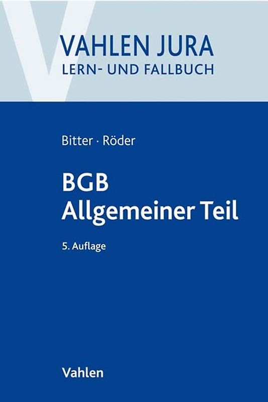 BGB Allgemeiner Teil