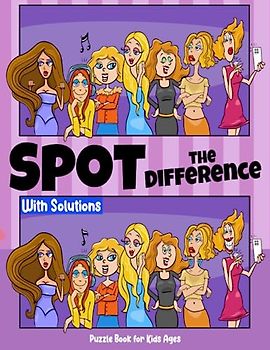 Spot the Difference Puzzle Book for Kids: Engaging Search and Find Activity Book for Children to Explore and Unravel Hidden Delights (Spot the difference for kids)