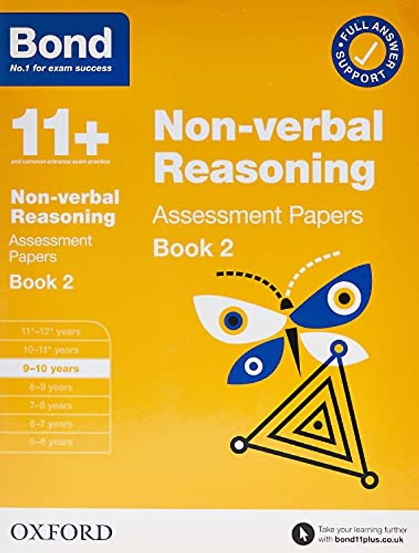 Bond 11+ Non-verbal Reasoning Assessment Papers 9-10 Years Book 2: For 11+ GL assessment and Entrance Exams