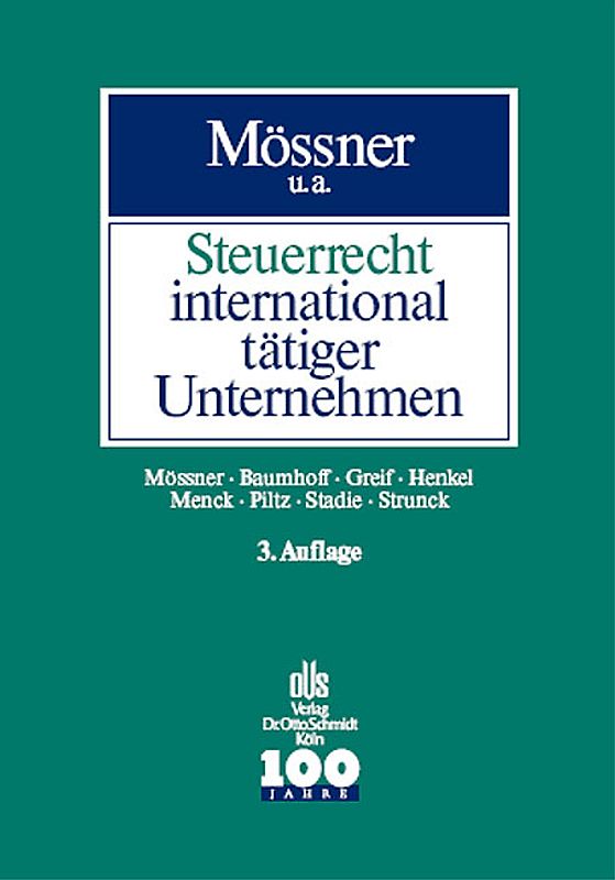 Steuerrecht international tätiger Unternehmen