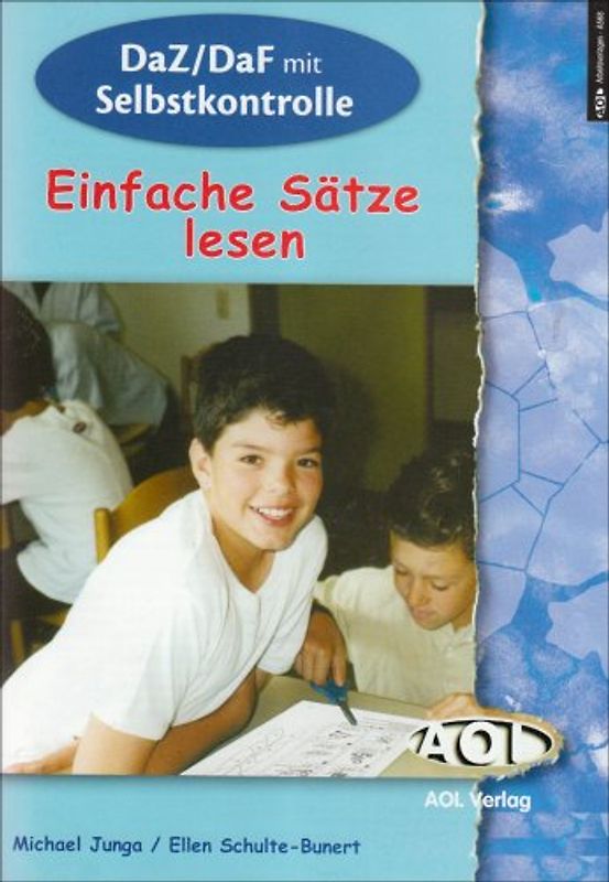 Einfache Sätze lesen. Daz/DaF mit Selbstkontrolle