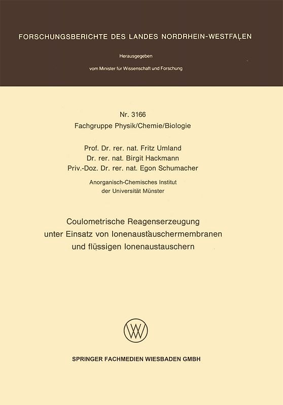 Coulometrische Reagenserzeugung unter Einsatz von Ionenaustauschermembranen und flüssigen Ionenaustauschern