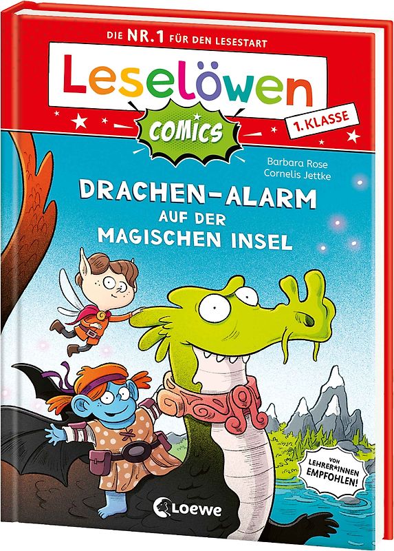 Leselöwen Comics 1. Klasse - Drachen-Alarm auf der magischen Insel
