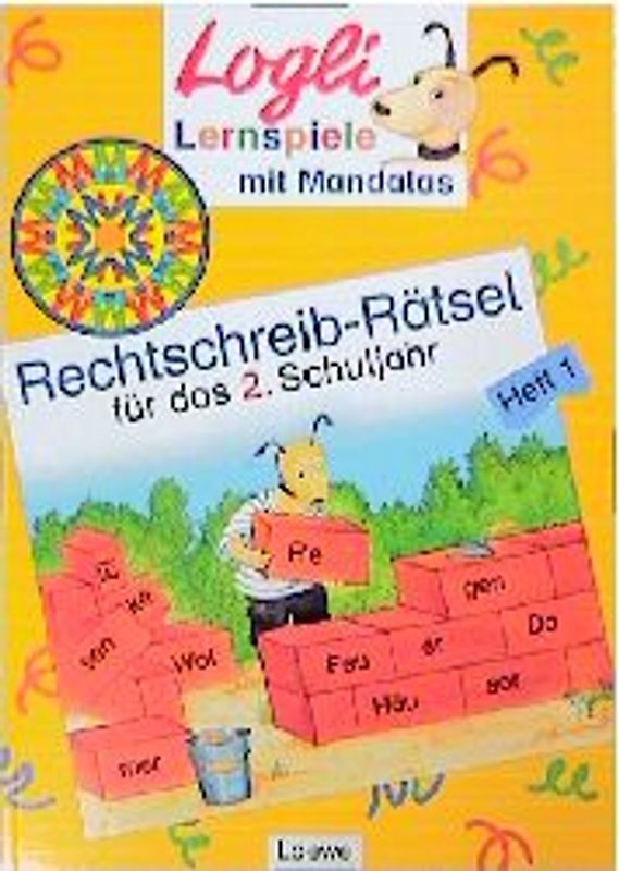 Rechtschreib-Rätsel mit Mandalas für das 2. Schuljahr