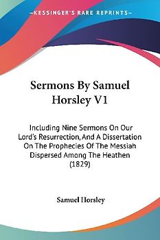 Sermons By Samuel Horsley V1