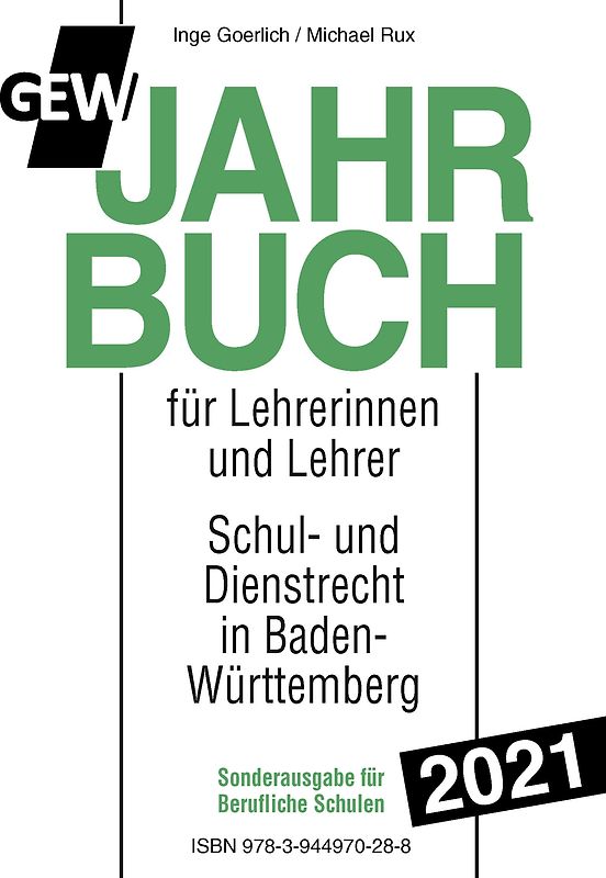 GEW-Jahrbuch 2021 Berufl. Schulen