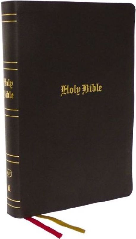 KJV Holy Bible: Super Giant Print with 43,000 Cross References, Brown Bonded Leather, Red Letter, Comfort Print: King James Version