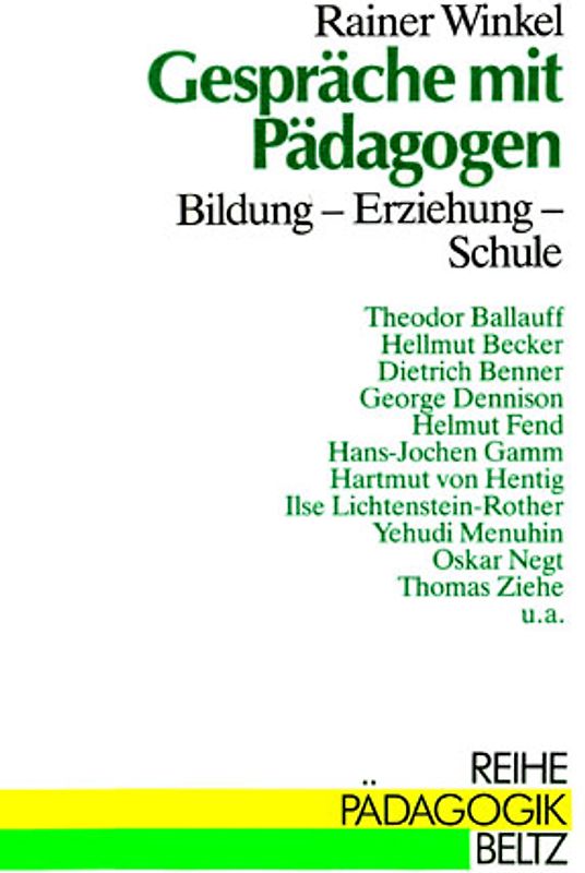 Gespräche mit Pädagogen