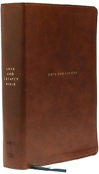 Net, Love God Greatly Bible, Leathersoft, Brown, Comfort Print