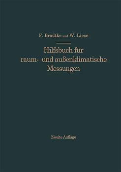 Hilfsbuch für raum- und außenklimatische Messungen