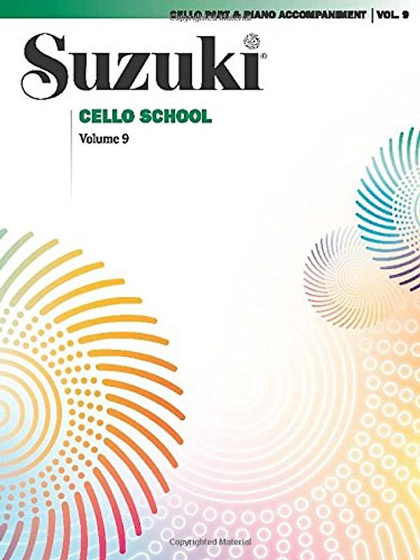 Suzuki Cello School Cello Part, Volume 9 (includes Piano Acc.)
