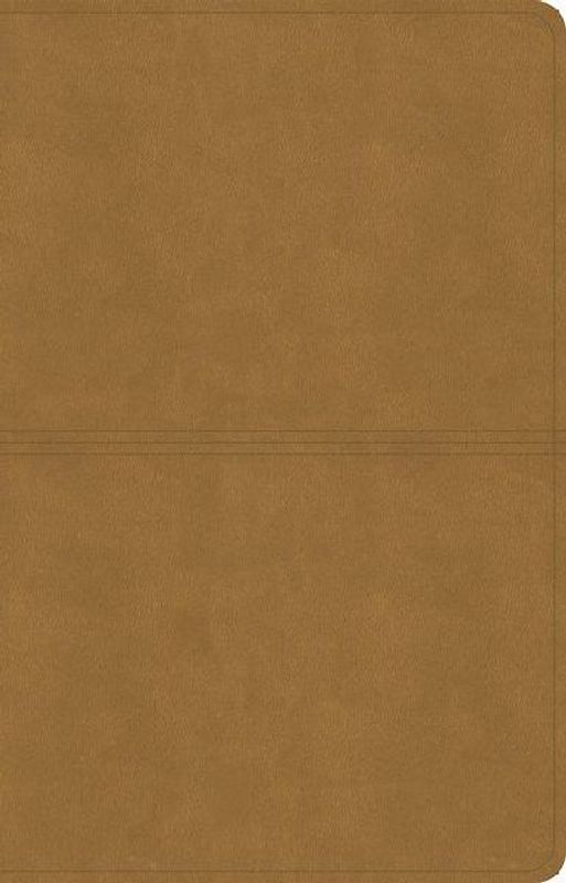 CSB Thinline Reference Bible, Digital Study Edition, Camel Suedesoft Leathertouch