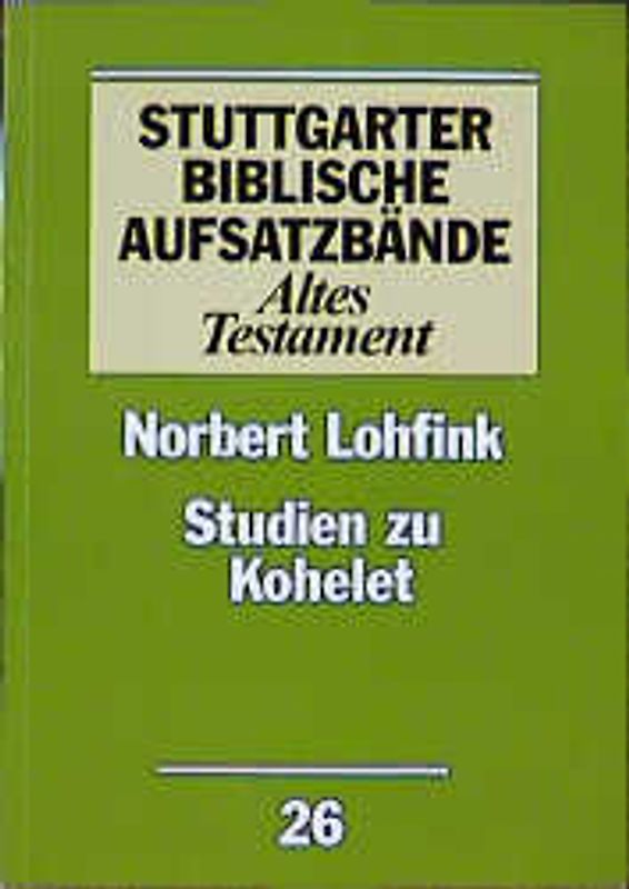 Studien zu Kohelet