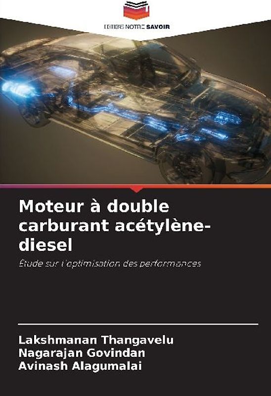 Moteur à double carburant acétylène-diesel