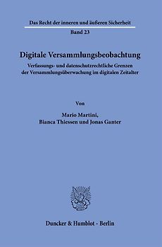 Digitale Versammlungsbeobachtung.