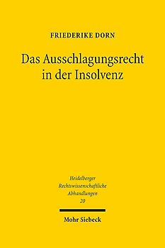 Das Ausschlagungsrecht in der Insolvenz