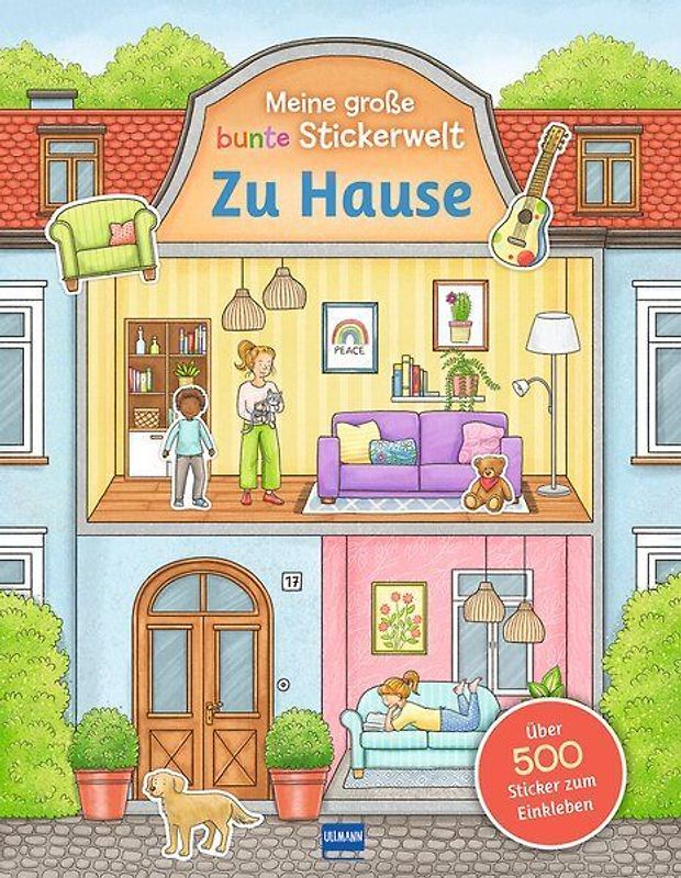 Meine große bunte Stickerwelt - Zu Hause
