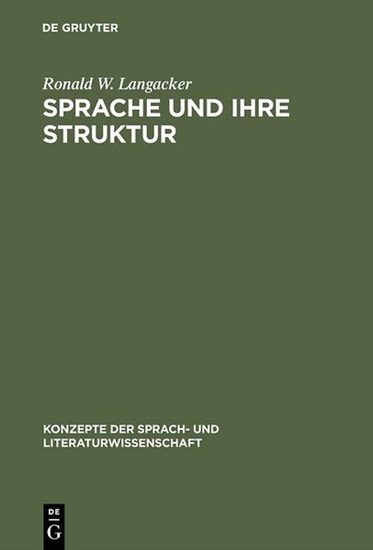 Sprache und ihre Struktur