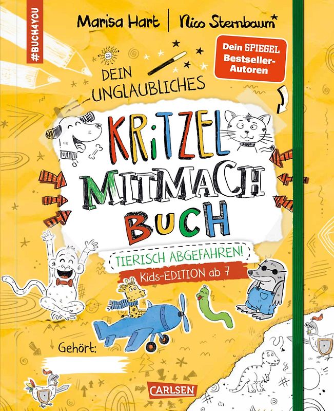 #buch4you: Dein unglaubliches Kritzel-Mitmach-Buch
