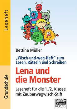 Wisch-und-weg-Hefte zum Lesen, Rätseln und Schreiben / 1./2. Klasse - Lena und die Monster