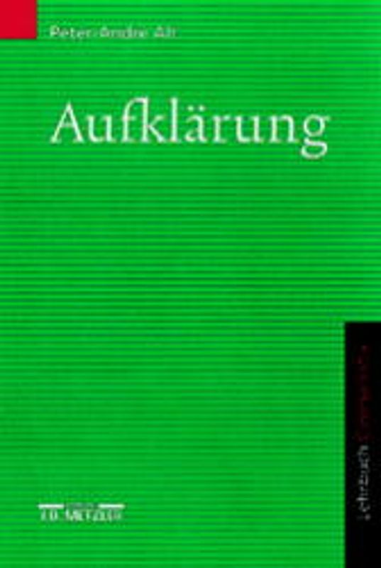 Aufklärung. Lehrbuch Germanistik