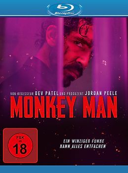 Monkey Man Blu-ray Disc