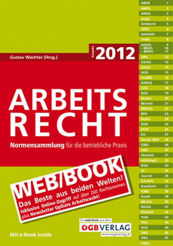 Arbeitsrecht. Normensammlung für die betriebliche Praxis
