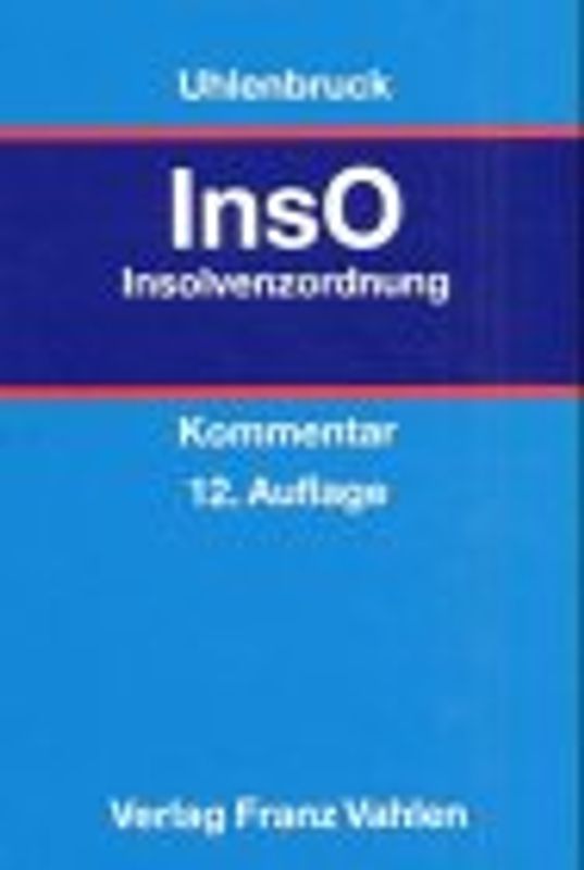 Konkursordnung. Kommentar