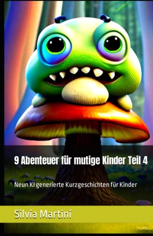 9 Abenteuer für mutige Kinder Teil 4: Neun KI generierte Kurzgeschichten für Kinder (9 Abenteuer für mutige Kinder -Neun KI generierte Kurzgeschichten pro Buch)