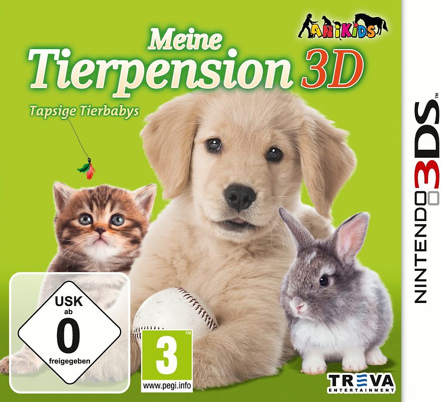 Meine Tierpension 3D: Tapsige Tierbabys Nintendo 3DS