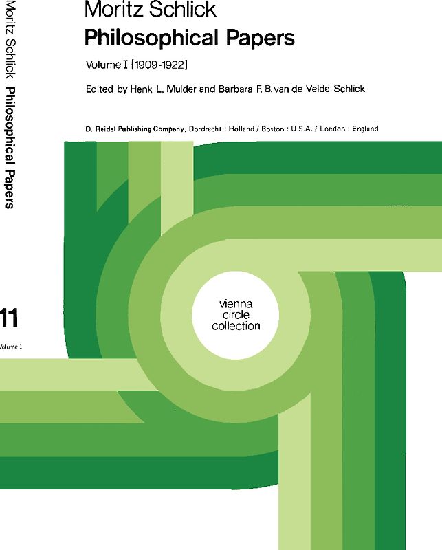 Moritz Schlick Philosophical Papers