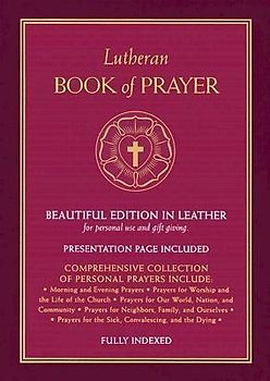 Lutheran Book of Prayer - Burgundy Genuine Leather