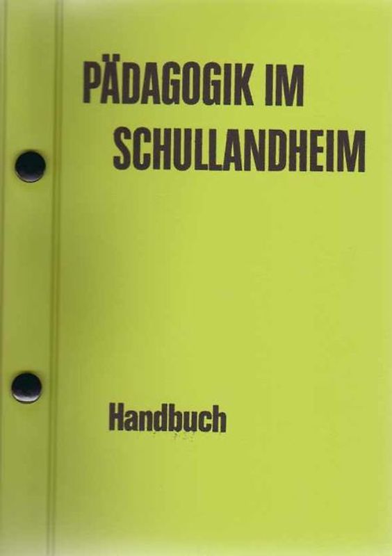 Pädagogik im Schullandheim - Handbuch
