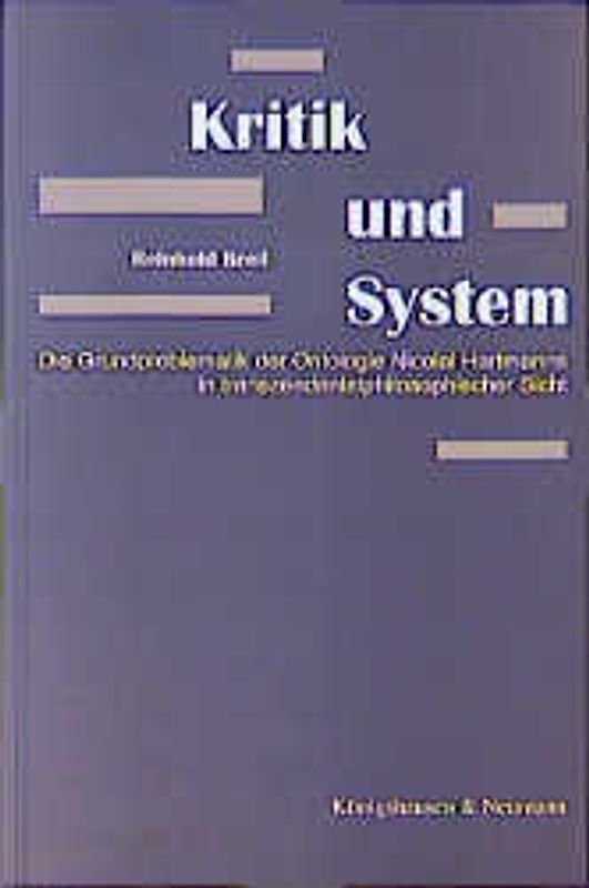 Kritik und System