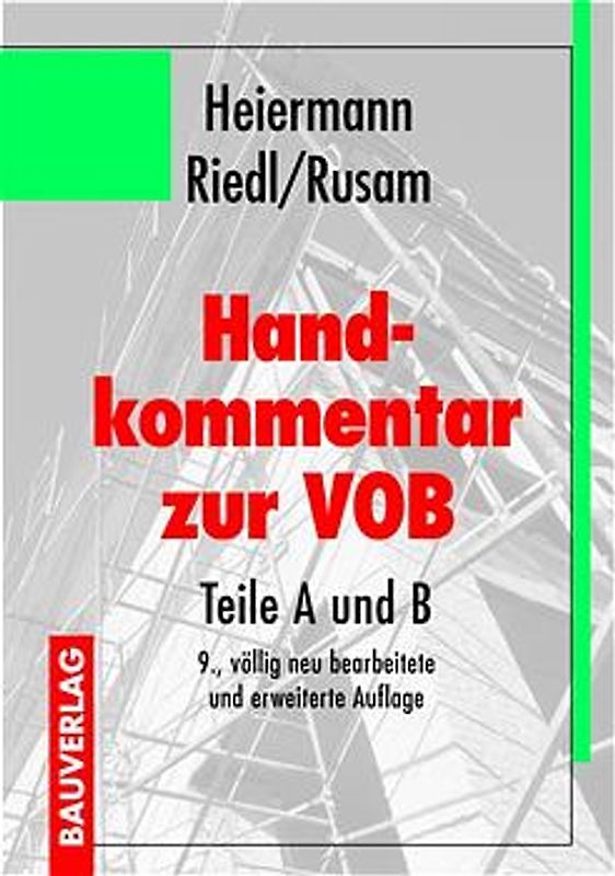 Handkommentar zur VOB