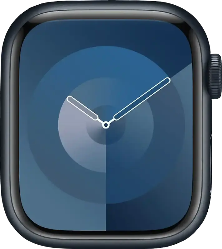 Apple Watch Series 9 45 mm Boîtier aluminium minuit [Wi-Fi + Cellulaire]