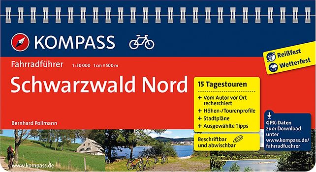 KOMPASS Fahrradführer Schwarzwald Nord