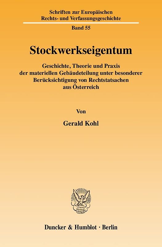 Stockwerkseigentum.