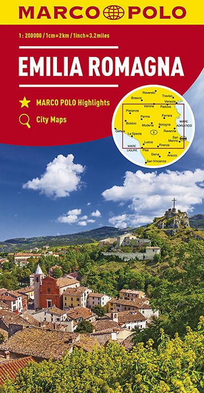 MARCO POLO Regionalkarte Italien 06 Emilia Romagna 1:200.000