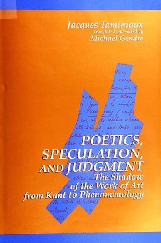 Poetics, Speculation, and Judgment