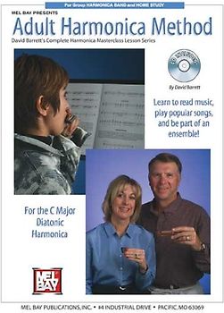 Adult Harmonica Method [With CD] (David Barrett's Complete Harmonica Masterclass Lesson) - Barrett, David