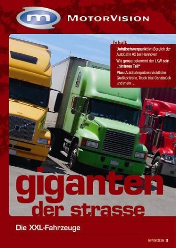 Motorvision: Giganten der Strasse Vol. 2 - XXL Fahrzeuge DVD