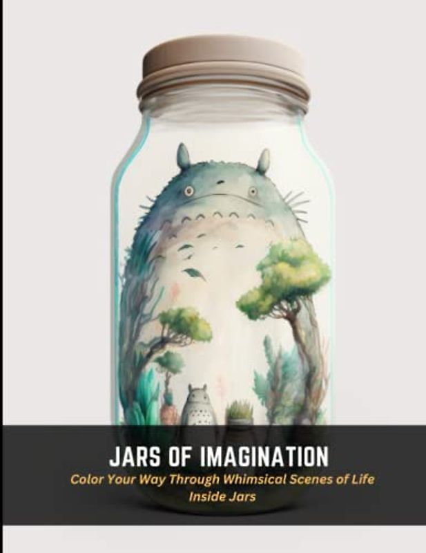 Jars of Imagination: Color Your Way Through Whimsical Scenes of Life Inside Jars